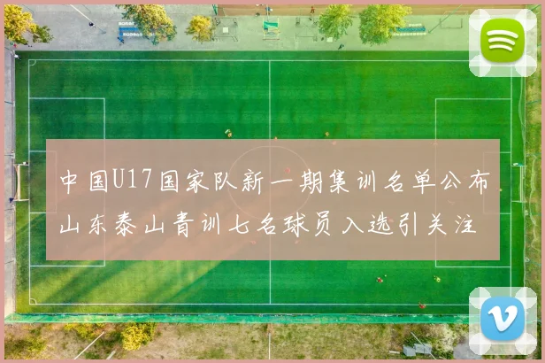 中国U17国家队新一期集训名单公布山东泰山青训七名球员入选引关注